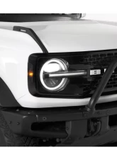 GT Styling 4 Piece Front Daytime Running Light Cover Kit Smoke                                     - GT3160S - Image 4