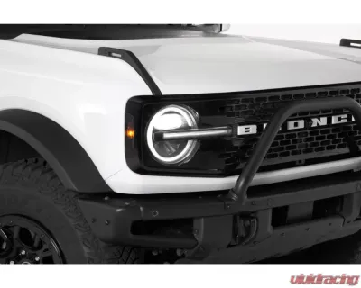 GT Styling 4 Piece Front Daytime Running Light Cover Kit Smoke - GT3160S