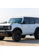 GT Styling 4 Piece Front Daytime Running Light Cover Kit Carbon Fiber Look Ford Bronco 2021-2022                                     - GT3160X - Image 4