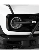 GT Styling 4 Piece Front Daytime Running Light Cover Kit Carbon Fiber Look Ford Bronco 2021-2022                                     - GT3160X - Image 3