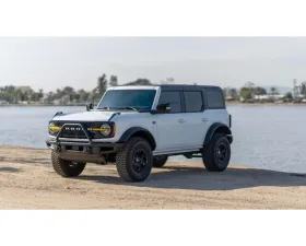 GT Styling 4 Piece Front Daytime Running Light Cover Kit Transparent Yellow Ford Bronco 2021-2022