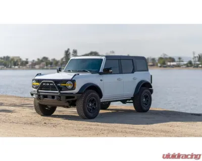 GT Styling 4 Piece Front Daytime Running Light Cover Kit Transparent Yellow Ford Bronco 2021-2022 - GT3160Y