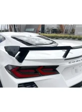 GT Styling Wickerbill High Wing 2 Pcs Black Chevrolet Corvette 2020-2024                                     - 30101 - Image 6