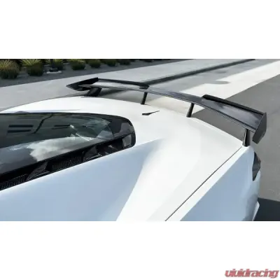 GT Styling Wickerbill High Wing 2 Pcs Black Chevrolet Corvette 2020-2024 - 30101