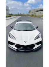 GT Styling Wickerbill High Wing 2 Pcs Black Chevrolet Corvette 2020-2024                                     - 30101 - Image 4