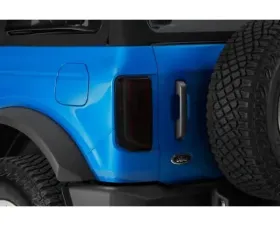GT Styling Taillight Cover Rear Black Out Kit 3 Pcs Ford Bronco 2021-2024