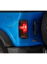 GT Styling Taillight Cover Rear Black Out Kit 3 Pcs Ford Bronco 2021-2024                                     - GT1162X - Image 2