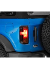 GT Styling Taillight Cover Rear Black Out Kit 3 Pcs Ford Bronco 2021-2024                                     - GT1162 - Image 2