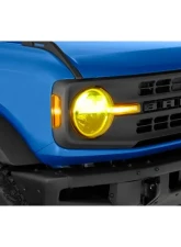 GT Styling Headlight Cover 4 Pcs Ford Bronco 2021-2024                                     - GT2260Y - Image 2