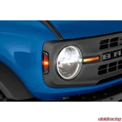 GT Styling Front Daytime Running Light Cover Kit 4 Pcs Ford Bronco 2021-2024 - GT3260S
