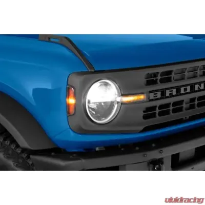 GT Styling Front Daytime Running Light Cover Kit 4 Pcs Ford Bronco 2021-2024 - GT3260X