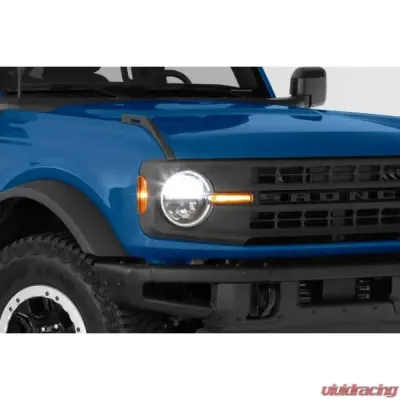 GT Styling Front Daytime Running Light Cover Kit 4 Pcs Ford Bronco 2021-2024 - GT3260Y
