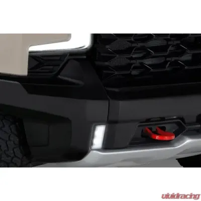 GT Styling Fog Light Covers 2 Pcs Chevrolet Silverado ZR2 2022-2024 - GT4991FX