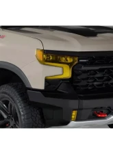 GT Styling Headlight Cover 2 Pcs Chevrolet Silverado 1500 2022-2024 GT5991                                     - GT5991Y - Image 2