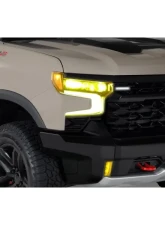 GT Styling Headlight Cover 2 Pcs Chevrolet Silverado 1500 2022-2024 GT5991                                     - GT5991Y - Image 2