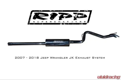 RIPP Superchargers Catback Exhaust System Jeep Wrangler 2007-2018 - 0715JKCBE