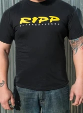 RIPP Supercharger HEMI Sport Black | Yellow T-Shirt 3XL                                     - SPORTSHIRT-Y-3XL - Image 4