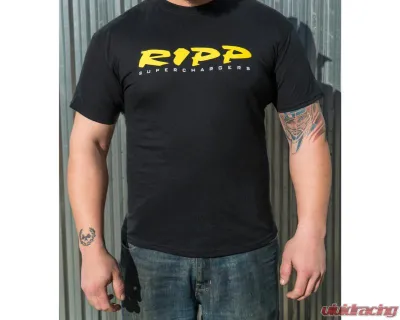 RIPP Supercharger HEMI Sport Black | Yellow T-Shirt 3XL - SPORTSHIRT-Y-3XL