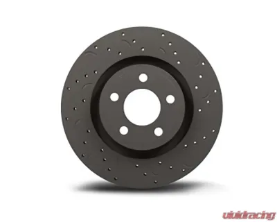 Hawk Performance Drilled and Slotted Front Brake Rotor Set w/ Ceramic Street Brake Pads Cadillac CTS 2003-2007 - HKC4072.439Z