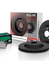 Hawk Performance Drilled and Slotted Front Brake Rotor Set w/ LTS Street Brake Pads Ford F-150 | Lincoln Blackwood 2009-2004                                     - HKC4345.266Y - Image 5