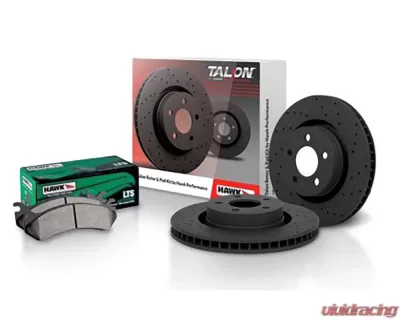 Hawk Performance Drilled and Slotted Front Brake Rotor Set w/ LTS Street Brake Pads Ford F-150 | Lincoln Blackwood 2009-2004 - HKC4345.266Y