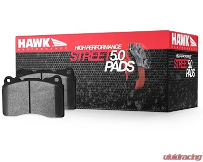 Hawk Performance Drilled and Slotted Front Brake Rotor Set w/ HPS 5.0 Front Brake Pads Audi TT | Golf | Jetta 2000-2006 - HKC4775.272BA
