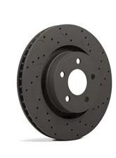 Hawk Performance Front Discs Drilled and Slotted Rear Brake 285mm Rotor Set w/ Ceramic Street Rear Brake Pads Saab 9-3 Sport Sedan 2005-2011                                     - HKC4805.478Z - Image 3