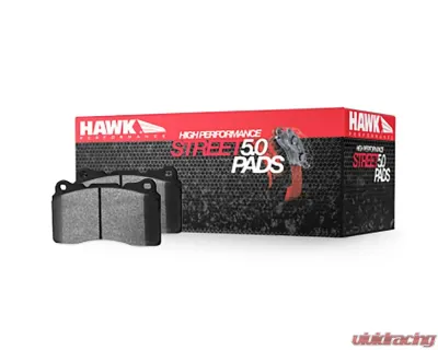 Hawk Performance Front Discs Drilled and Slotted Rear Brake 302mm Rotor Set w/ HPS 5.0 Rear Brake Pads Saab 9-3 Sport Sedan 2005-2011 - HKC4806.478B
