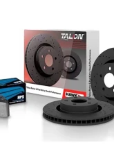 Hawk Performance Drilled and Slotted Front Brake Rotor Set w/ HPS Street Front Brake Pads Eagle Summit | Mutsubishi Galant 1991-1998                                     - HKC5244.213F - Image 5