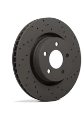 Hawk Performance Drilled and Slotted Front Brake Rotor Set w/ HPS Street Brake Pads Infiniti Q45 1997-2001                                     - HKC5275.326F - Image 3