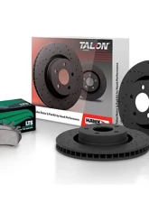 Hawk Performance Drilled and Slotted Front Brake Rotor Set w/ LTS Street Brake Pads Infiniti Q45 1997-2001                                     - HKC5275.326Y - Image 5