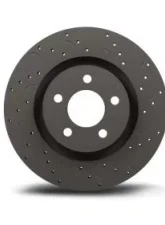 Hawk Performance Drilled and Slotted Front Brake Rotor Set w/ Ceramic Street Brake Pads Infiniti Q45 1997-2001                                     - HKC5275.326Z - Image 4