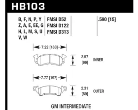 Hawk Performance DTC-60 Front