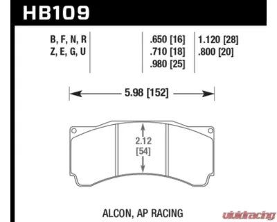 Hawk Performance DTC-60 - HB109G.980