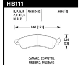 Hawk Performance HT-10 Front