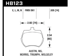 Hawk Performance HP Plus MG Midget Front 1966-1979