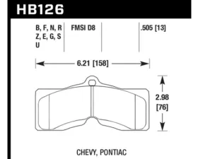Hawk Performance PC Chevrolet Corvette Front 1966-1982