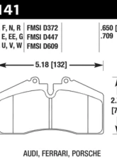 Hawk Performance HP Plus                                     - HB141N.650 - Image 2