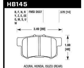 Hawk Performance ER-1 Disc Brake Pad