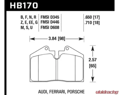 Hawk Performance DTC-70 - HB170U.650