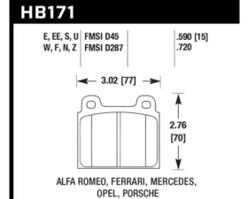Hawk Performance Blue 9012 Front