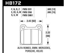 Hawk Performance Blue 9012
