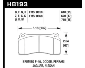 Hawk Performance DTC-7Front BMW M2 2019-2021
