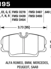 Hawk Performance HP Plus                                     - HB195N.640 - Image 2