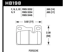 Hawk Performance HT-10 Porsche