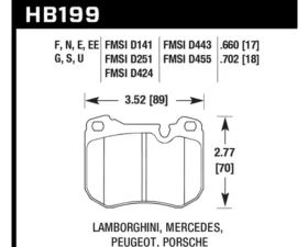 Hawk Performance DTC-60 Front