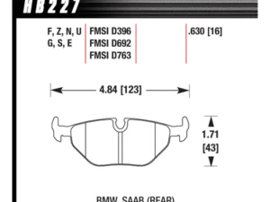Hawk Performance DTC-60 Rear - HB227G.630 - Image 5