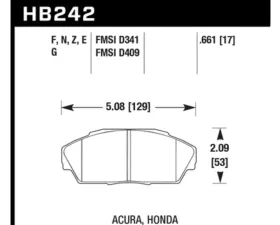 Hawk Performance DTC-60 Front