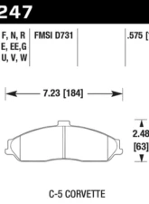 Hawk Performance HT-10 Front                                     - HB247S.575 - Image 2