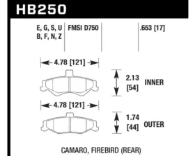 Hawk Performance HT-10 Rear